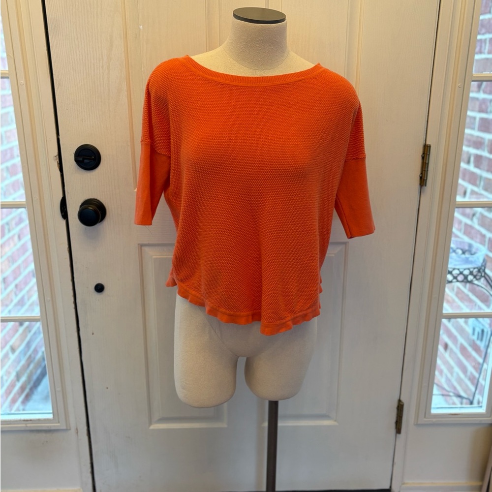 Banana Republic peachy orange sweater size S Women’s